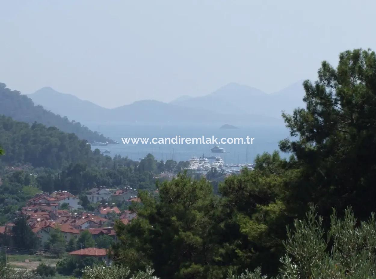 Land For Sale In Gocek Fethiye Göcekde 2017M2 Land For Sale With Full Sea View