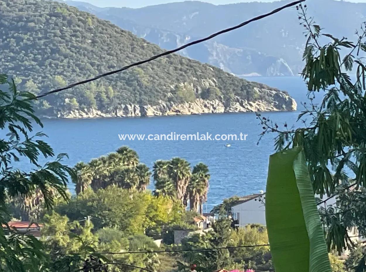 Land For Sale In Ekincik With Sea View 420M2 Zoned