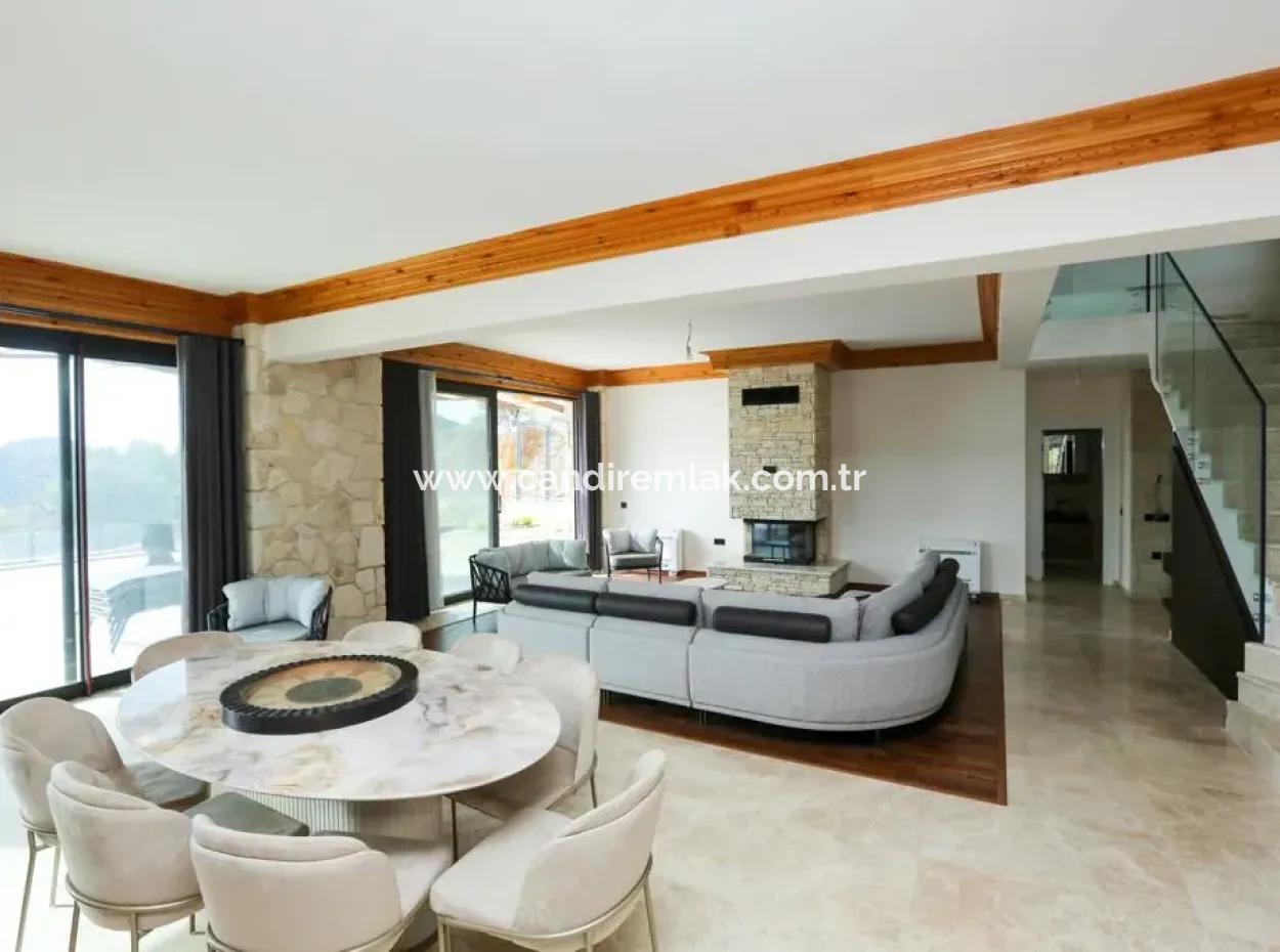 Stone Villa For Sale With Sea View In Sarigerme