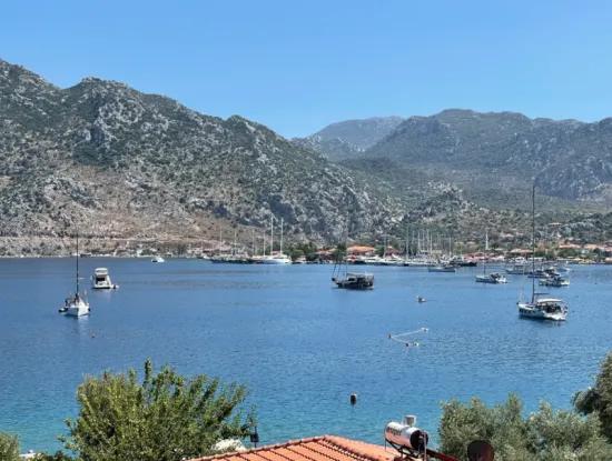 Apart Hotel For Sale In 448M2 Plot Of Land Near The Sea In Selimiyede With Sea View