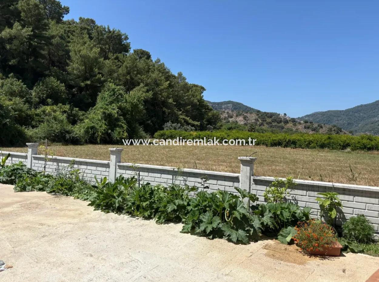 Dalyan Karadağ Mevkiinde 2500M2 Tarla İçerisinde 120M2 Müstakil Ahşap Ev