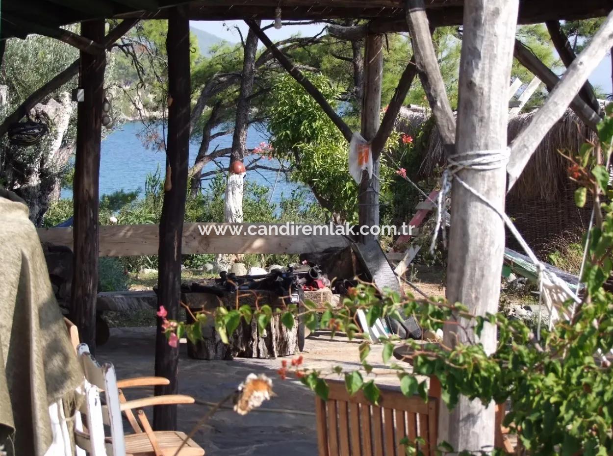 Akbük Satılık Denize Sıfır Bungolev Turnalı 800M2 Arsa İçinde Denize Sıfır Satılık Villa